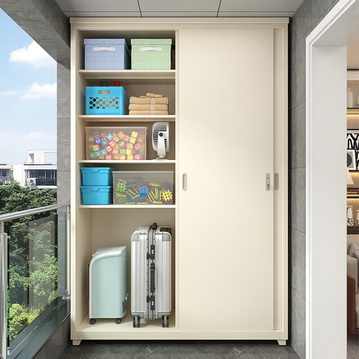 IKEA [Brand] Exclusive sliding door for outdoor sunscreen balcony storage cabinets, same outdoor waterproof storage cabinet, height 2000*width 825*deep 550mm Order Notes Complete installation x 2 doors