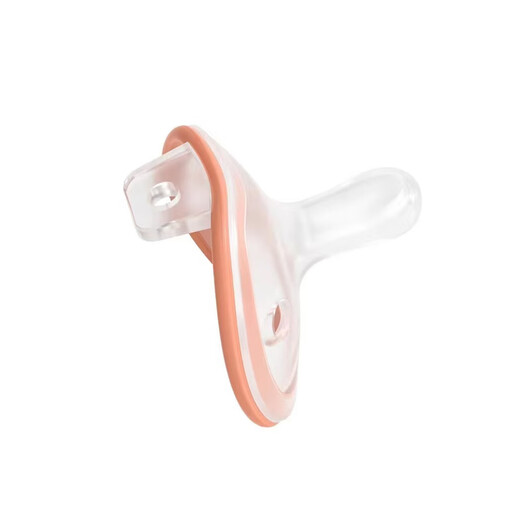 Xingbeisi pacifier for newborns 0-3-6 months, anti-flatulence, day and night baby sleep aid, newborn chewing glue for 1 year and above, 0-6 months, 1 pack, imitation thumb flat mouth, imitation thumb pacifier + storage box + anti-lost chain