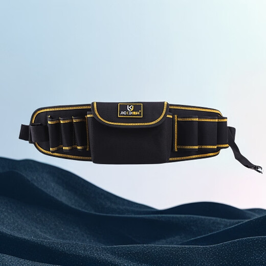 Kunsui Hardware Tool Bag Waist Bag Thickened Large Bag Small Wall Bag Multi-functional Repair Film Waist Bag Wallpaper Repair Kit Horizontal Tool Waist Bag 1 Pack