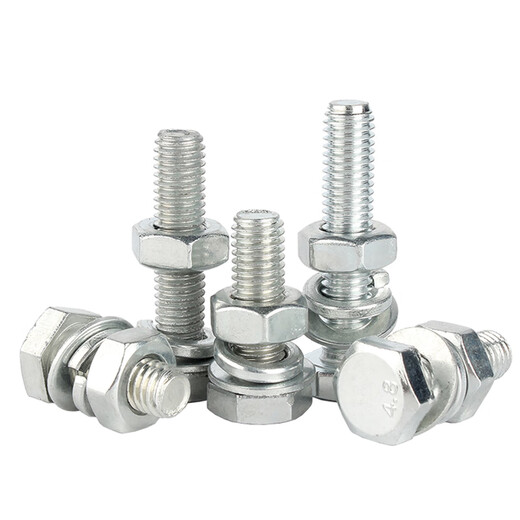 XMSJ48 grade galvanized external hexagonal screw bolt nut set combination screw screw M6*25200 set