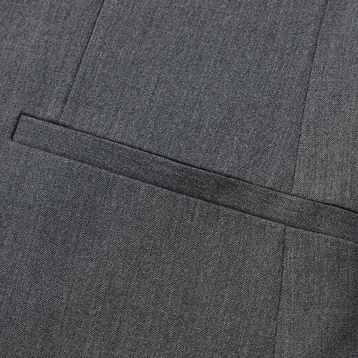 Qipai suit men's spring and summer new style wool warm suit dress far infrared heat storage 0100 medium gray 46 (170)