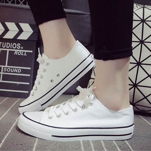 Zapatos de corte de Lorenbond zapatos para hombres zapatos casuales para hombres zapatos lienzo de lona hombres y mujeres parejan zapatos casuales [mismo estilo para hombres y mujeres] bajo negro 39 estilo para hombres (pies gordos anchos, una talla más grande)