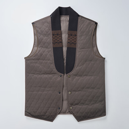 恒源祥冬季双面呢羊毛大衣男西装领中长款内胆羊毛呢大衣外套 6805黑色 M 170/88A