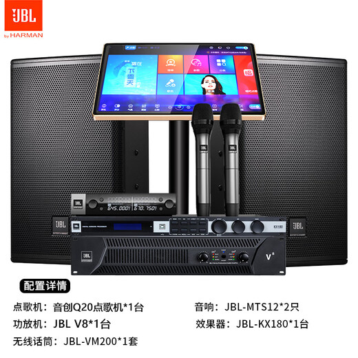 JBL MTS12 home ktv audio set karaoke karaoke machine all-in-one home theater combination audio home karaoke professional stage performance speaker singing equipment complete set