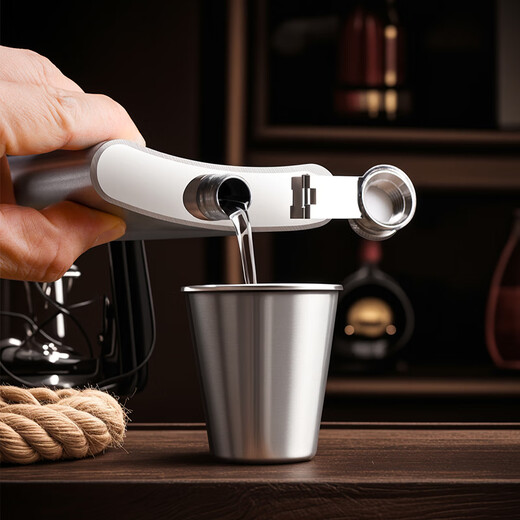 CLITON wine bottle 304 stainless steel portable outdoor thickened white wine bottle white wine bottle flat wine bottle 3 packs