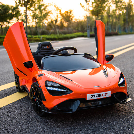 Rovip McLaren authorized children's electric car four-wheel car baby sports car boys and girls remote control toys can sit on gifts