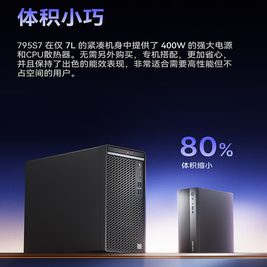 Mingfan 795S7 SE/790S7 Mini-Host Ryzen R9-7945HX/7940HX Hochleistungs-Mini-Host-Spielbüro-Mini-Computer Host-Montagecomputer, angepasster 795S7 (7945HX+Mini-Gehäuse) 32G DDR5/1 TB (zeitlich begrenzter Zuschuss)