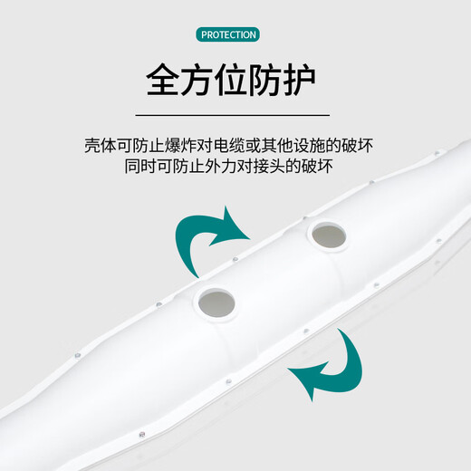 Huili's customized high-pressure explosion-proof tank box 10-35KV3X300 fiberglass intermediate joint glue filling protection box 1 meter shell