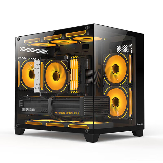 ASUS Baitiao 24-issue interest-free AMD9700X/7800/9800X3D assembled computer ROG family bucket 5070ti thousand frames e-sports 5070 complete machine DIY host 5080 configuration two R7 9700X+5070Ti graphics card