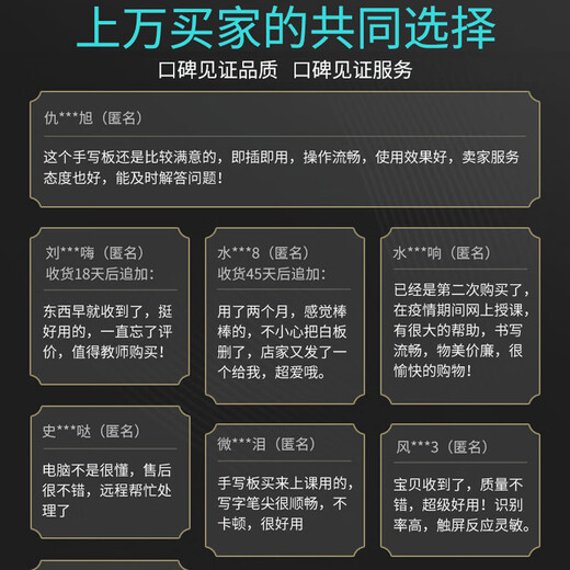 汉王（Hanvon） 智能语音打字手写板连电脑打字翻译电脑写字板台式笔记本通用老人输入板大屏吉祥 免安装挑战者：多字连写+语音校对+赠鼠标垫】