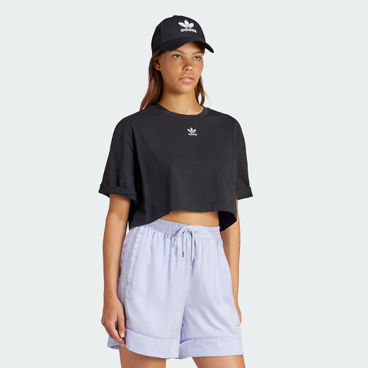 Adidas Clover Summer Sports Women's Breathable Skin Camiseta informal de manga corta It9887 M