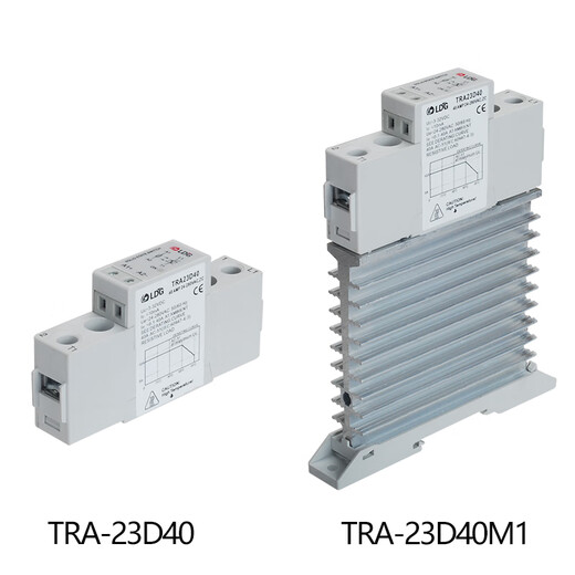 TRA23D40M guide rail single-phase solid state relay SSR-40DA DC controlled AC 40A non-contact 220v TRA48D40L guide rail radiator 103mm