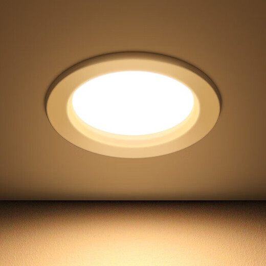 Foshan Lighting (FSL) LED downlight embedded hole light aisle anti-fog light ceiling ceiling light 5W 2.5 inch white light all white