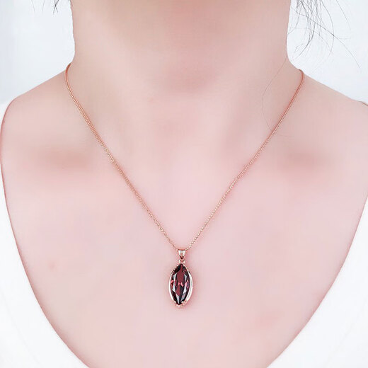 DL 1998 Fat Donglai same style purple gold pendant Kamathana Russian 585 necklace plated with 14K color gold rose gold new smoke zircon (single pendant)