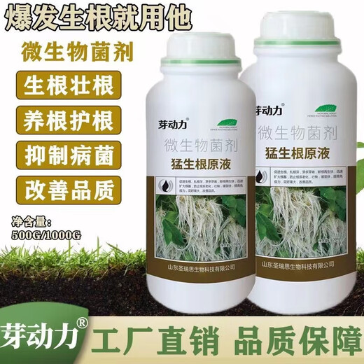 Bud power fierce rooting stock solution powerful rooting and seedling strengthening agent for transplanting cuttings, fruit trees and flowers special root-promoting root strengthening fertilizer fierce rooting stock solution 500g*1 bottle