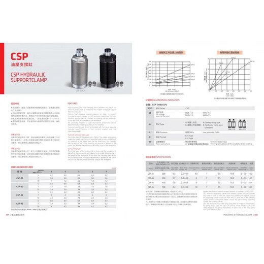 Floating support cylinder CSK CSU HSP CSP30BL 26BL 36ALBLK hydraulic floating roof cylinder CSPRSPSPHSP has the same price