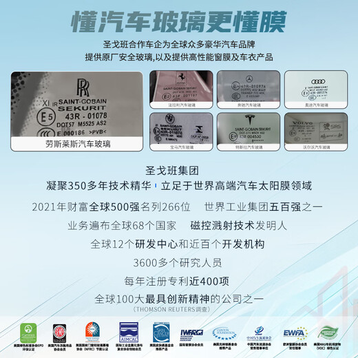 Quantum Film Car Glass Film Xingchen PRO Light Color Car Window Film Insulating Film Full Car Film Sunscreen Window Film Solar Film Explosion-proof Film Package Construction International Brand