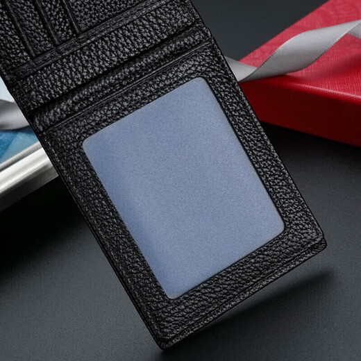 Goldlion Document Pack Gift Box Driver's License Card Holder Leather Driver's License Cover Birthday Gift for Dad