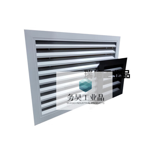 Aluminum alloy louver vent air outlet exterior wall louver ventilation window mesh cover rainproof air outlet customization fixed outer frame 650*650