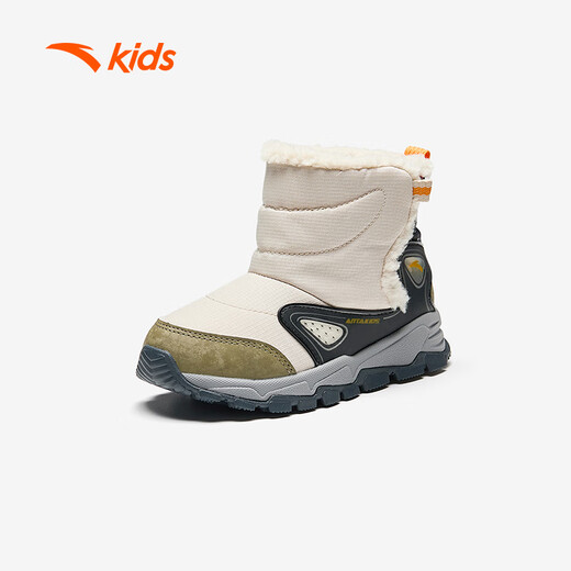 Anta children's velvet warm sports shoes for boys, cotton shoes, cotton boots, children's winter shoes, snow boots A12449942