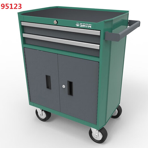 Shida Tools Auto Repair 2 Drawer 5 Drawer Tool Cart 9512195123 951215 Drawer Tool Cart