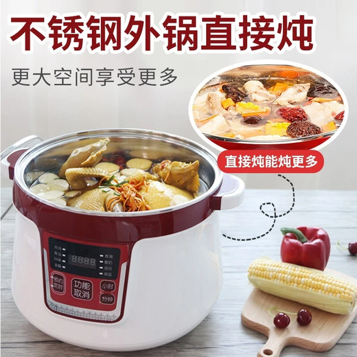 Tianji (TONZE) water-proof fish maw stewed bird's nest fish maw special fully automatic soup pot electric stew pot ceramic inner pot stew health multifunctional electric stew pot household 32CG water-proof stew 3.2L