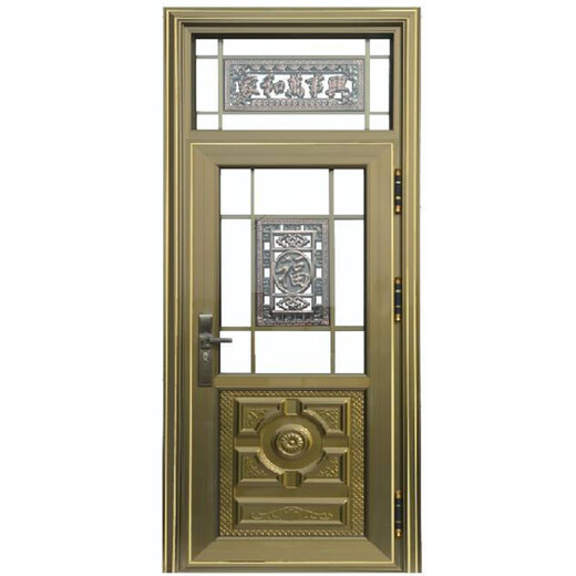 鑫天明铝合金断桥玻璃防盗门（樘） 仿铜 定制咨询