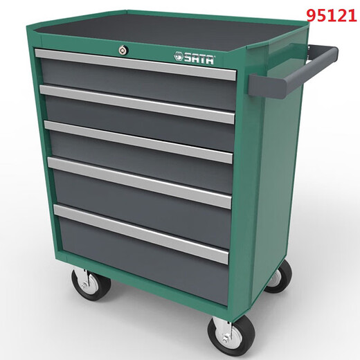 Shida Tools Auto Repair 2 Drawer 5 Drawer Tool Cart 9512195123 951215 Drawer Tool Cart