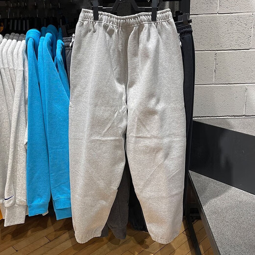 耐克（NIKE）运动裤男裤春季新款针织加绒保暖小脚裤休闲长裤DX1365-063 DX1365-063灰色加绒 2XL