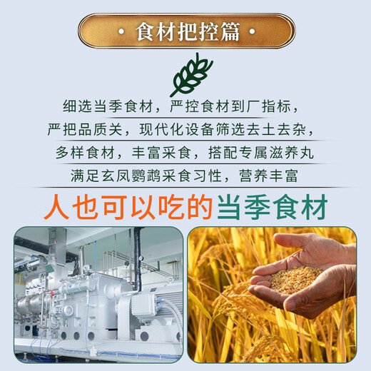 Kaiyuan full price bird food Jixingren series parrot food nutritious bird food bird food cockatiel food 700g