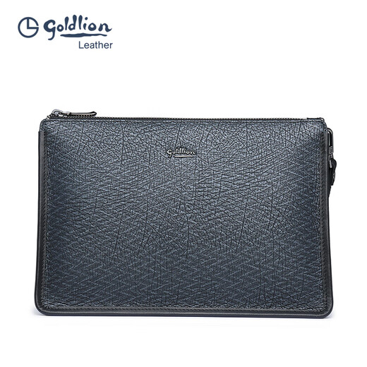Jinlilai Flagnia oficial NUEVO MENOR MANURA BOLSO DE LUXURA CABEZA CABEZA VACA COWHIDE COOK PROCO BOLSO Menores Bolsa de cuero Bolso de cuero azul gris