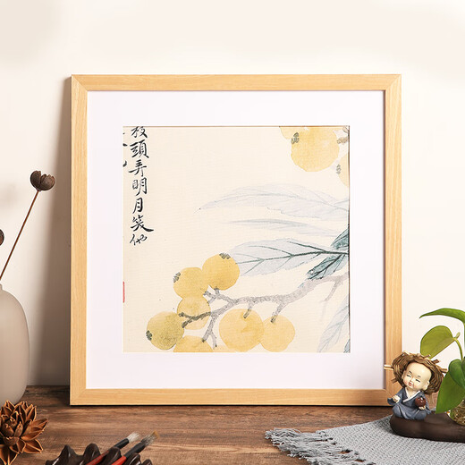 Sanazhixun picture frame mounted empty frame photo frame 33 33 square calligraphy solid wood picture frame 50 50 puzzle 38x38 picture frame solid wood color picture frame square frame can hold 1 piece of 50*50cm (photo frame + cardboard + hook)