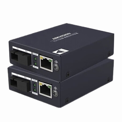 Hikvision Faser-Transceiver Gigabit Receiver Network Monitoring Single-Fiber-Optoelektronikumwandler Gewerblicher Faser-Sender [Gigabit ein Paar] DS-3D501T/R-3E (SC)