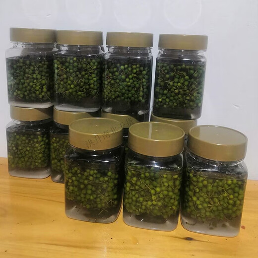 可钦盐泡木姜子新鲜山胡椒木姜子湖南贵州山苍子木姜子泡盐 泡盐木姜子1瓶(500g)