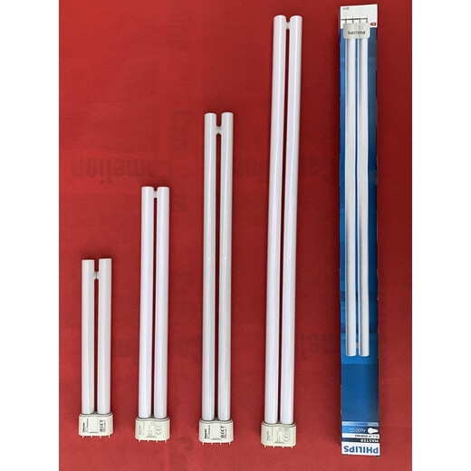Op fluorescent tube living room long flat four-pin light bulb 24 watts 36w18W bathroom heater YDW55w white light Philips D. old model Op 55W4000K yellow light length 53 cm other x white