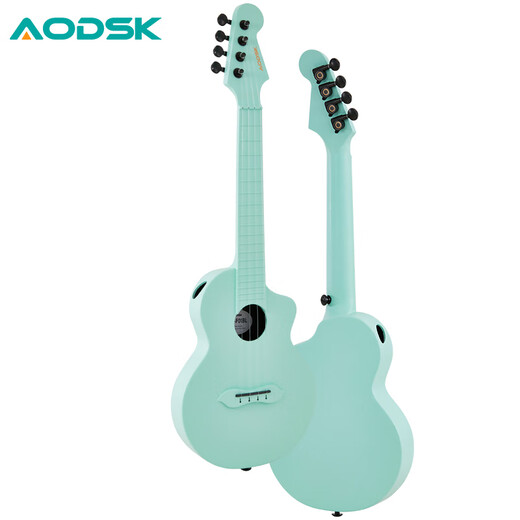 奥德斯克（AODSK）AUC-F01BL尤克里里碳纤维初学者男女学生小吉他23英寸薄荷绿