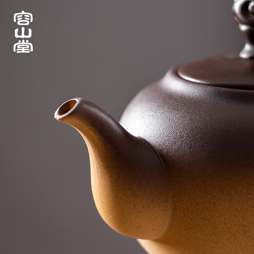 Rongshantang coarse pottery stove-cooking teapot, teapot, household kettle, electric ceramic stove, tea stove, health-care kettle, coarse pottery kiln turned into kettle-Ti Liang Ruyi