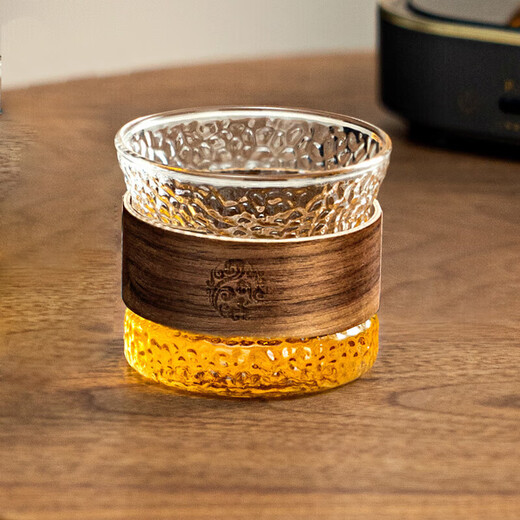 Taza de té Niye master, taza de té pequeña de cristal, taza de té de un solo uso, juego de té de kung fu resistente al calor de alto borosilicato