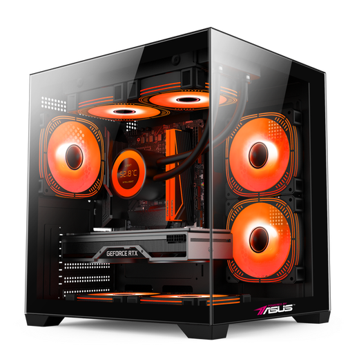 ASUS host R5 7500F+5060/5060Ti/7650GRE AMD assembled computer computer desktop computer host game console high frame Valorant with five 7500F丨9060XT丨16G丨1T