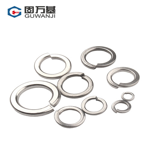 Guwanji Spring Washer GB/T 93 Stainless Steel Spring Washer Opening Washer National Standard 316 Stainless Steel M8 300 pcs/pack