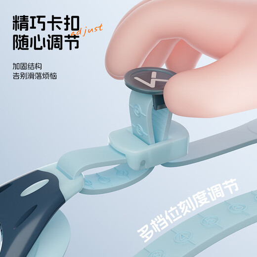 Mantenga las gafas de natación para niños para niños y niñas, impermeables y antivaho, gafas de natación profesionales de alta definición, cómodo equipo de buceo 501 violeta claro