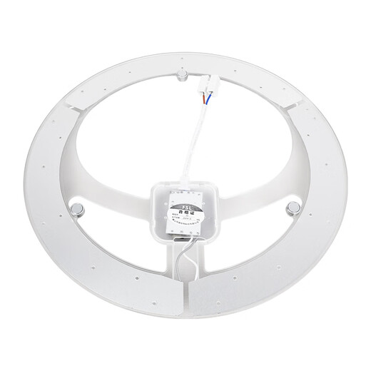 Foshan Lighting (FSL) LED ceiling lamp wick replacement magnetic lamp panel patch modification lamp panel energy-saving round module 38W white light (6500K) 280mm including binding posts