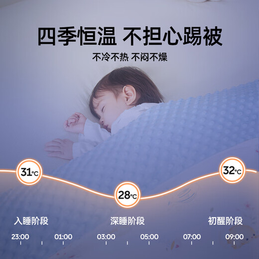 JOYNCLEON baby quilt autumn and winter pure cotton removable children's beanie quilt constant temperature baby comfort blanket jmt153416