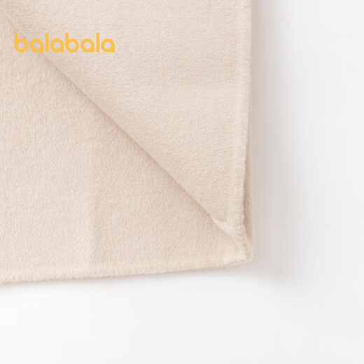 BALABALA Girls' Autumn Outerwear Fashionable Hooded Woolen Coat New Year's Eve Clothes for Older Children Brown Color 00355 165 cm