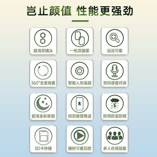 鸣胜太阳能监控摄像头4g室外无线监控器终身免流量360度无死角带全景全彩夜视无电无网户外防水