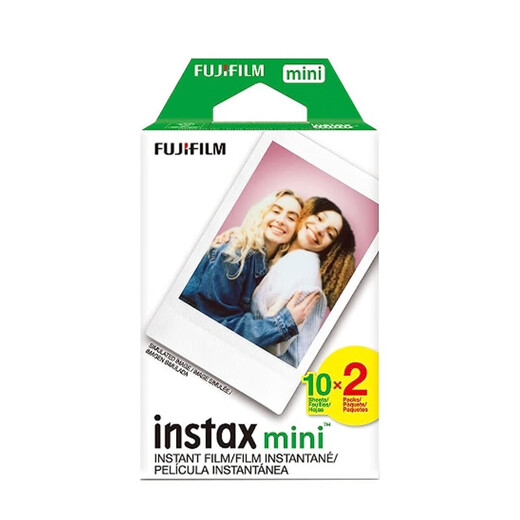 Fuji (FUJIFILM) instant photo paper with colorful edges suitable for mini7s/8/9/11/12/25/90/wide birthday gift mini photo paper 100 pieces (ready in stock)