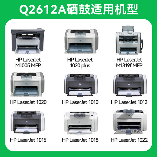 
Applicable to HP m1005 toner cartridge hp1020 ink cartridge 2a 1020plus laser printer all-in-one 1010 laserjet m1005mfp 1018 q2612a m1319f