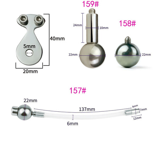 
MPPMCK double screw stainless steel flat plate negative electrode number lock penis cage male desire control exerciser passion lock cb lock male 15940mm round