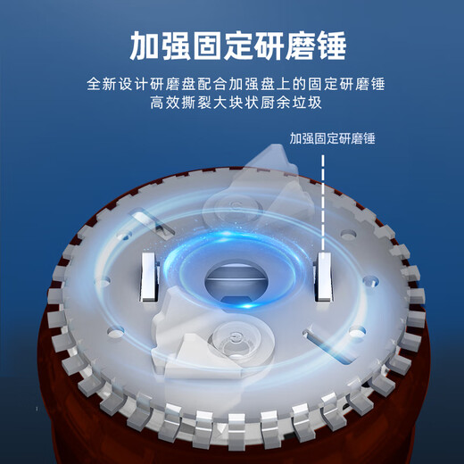 ISE kitchen food waste disposer household kitchen waste sink grinder wireless switch Pro475