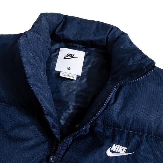 耐克（Nike）棉服男装秋冬季新款户外跑步服防风保暖马甲背心外套 FB7374-410藏青蓝 L